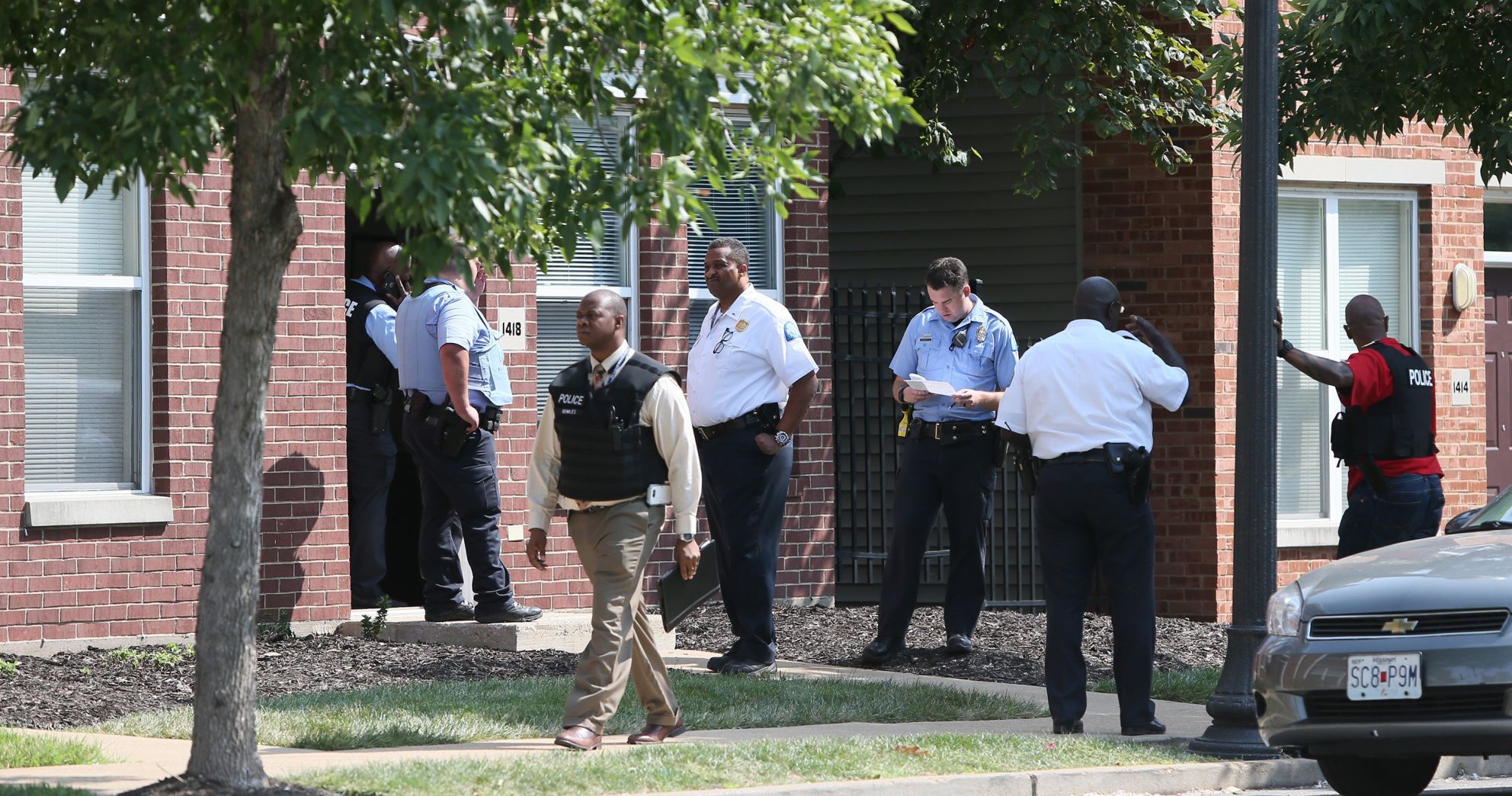 Police officers shot north of downtown St. Louis